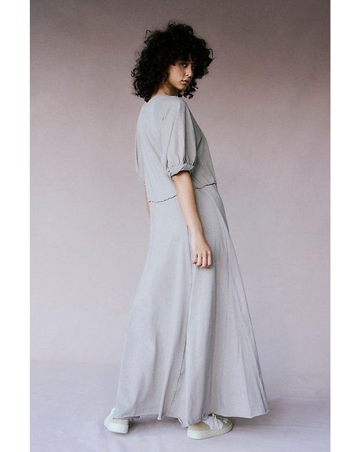 Free People Gray Brentwood Maxi