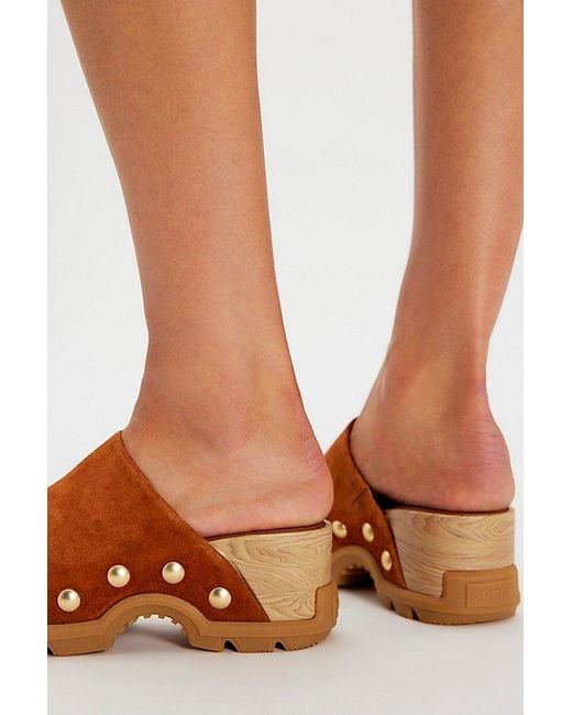 Sorel Blue Roam'N Slide Clogs
