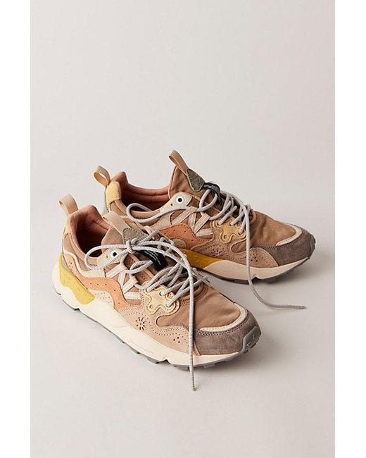 Flower Mountain Brown Yamano 3 Sneakers By