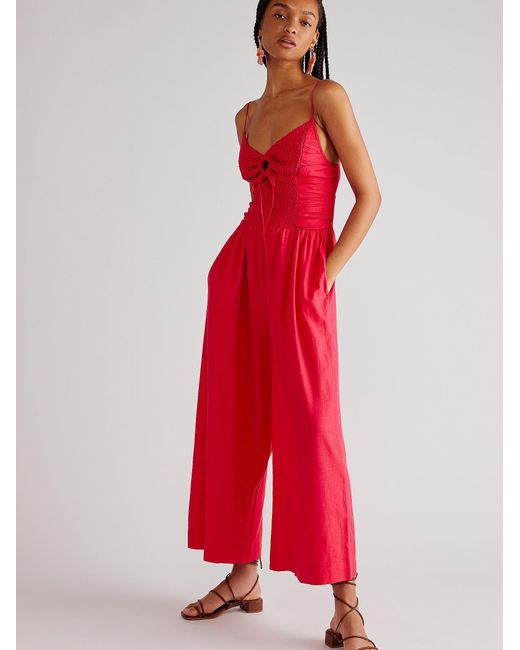 Free People Day Glow One-piece in Red | Lyst Canada