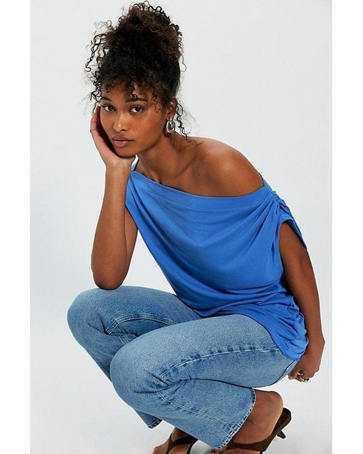 Free People Blue Cascadia Tunic