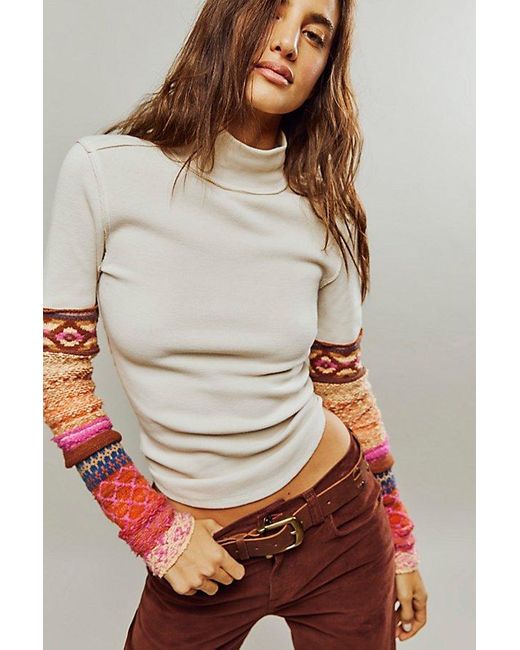 Free People Red All Too Well Cuff At Free People In Tea Combo, Size: Xs