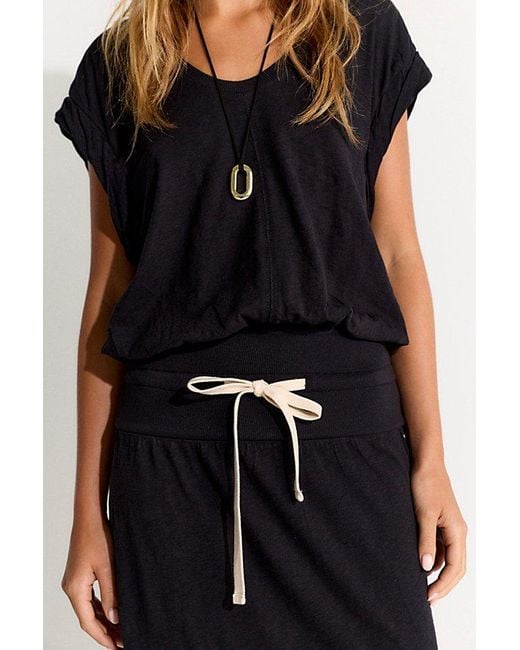 free-est Black Windward Tee Dress By