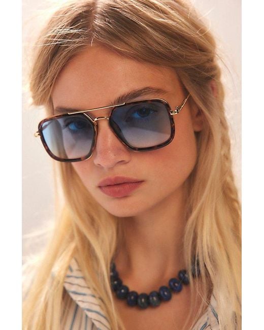 Free People Blue Luna Classic Aviator Sunglasses