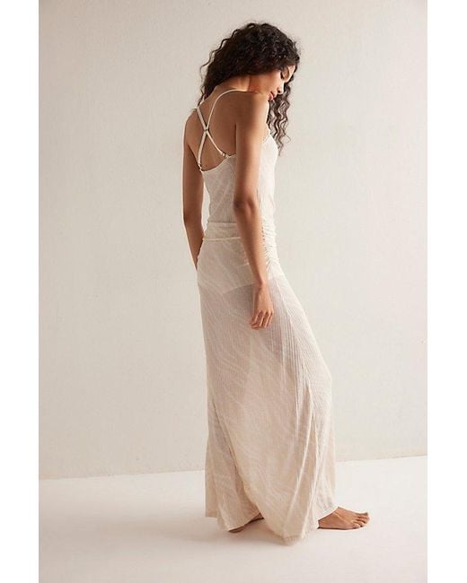 Free People Natural Concrete Jungle Maxi Slip