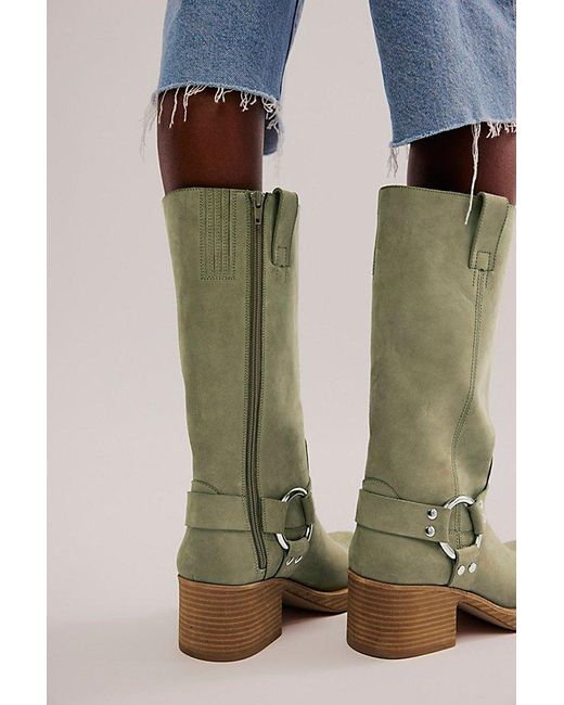Jeffrey Campbell Blue Kira Harness Boots