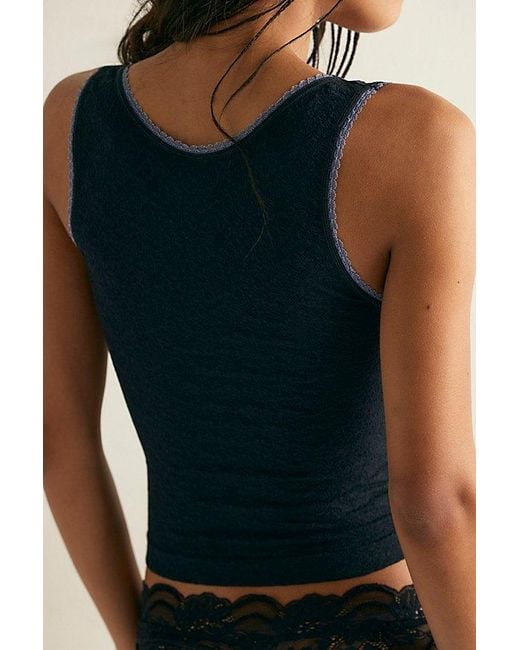 Intimately By Free People Blue Sweet Point Seamless Cami By