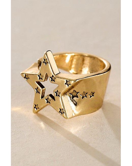 Free People Metallic Starry Sky Ring