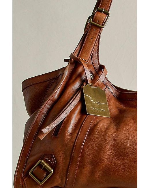 Free People Brown We The Free Emery Winged Tote Bag