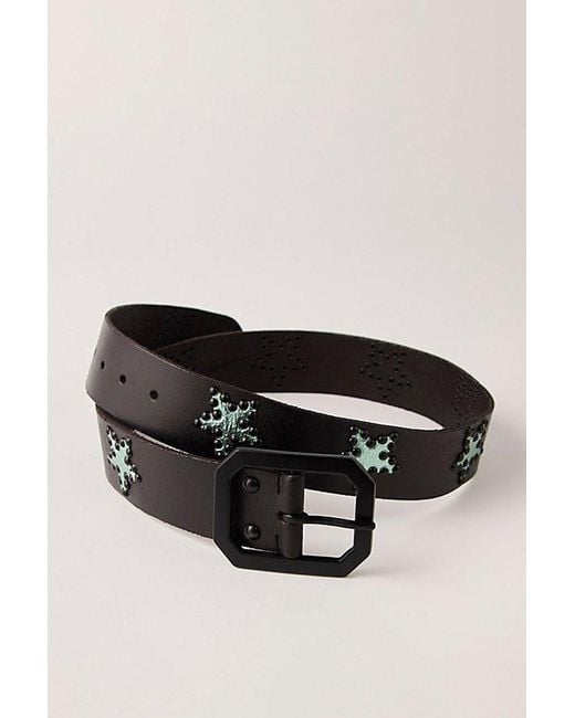 Free People Black Starcrossed Studded Belt