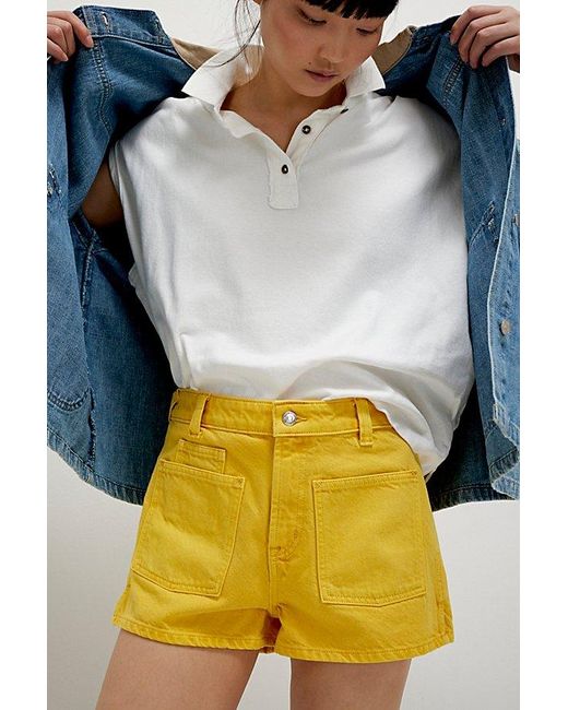Free People Gray Bettie Sailor Shorts