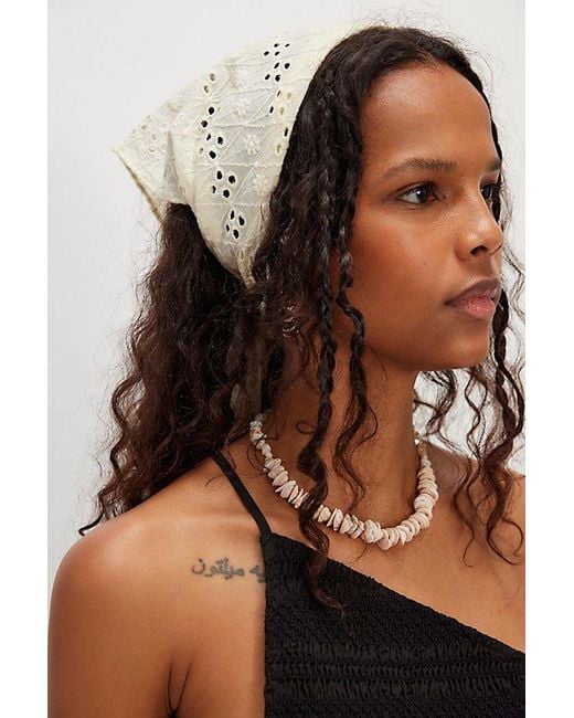 Free People Claro Eyelet Hair Scarf in Green | Lyst display picture 1