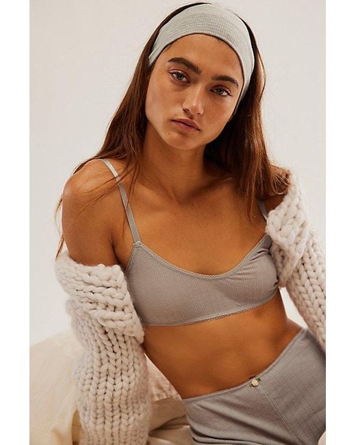 Intimately By Free People Brown Pointelle Bralette