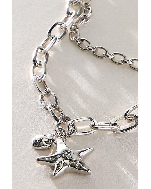 Free People Black Tilda Chain Necklace