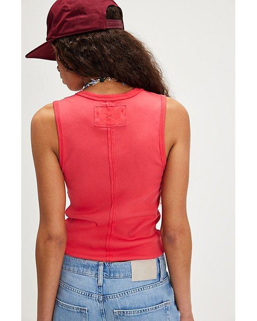 Free People Red We The Free Neria Tank