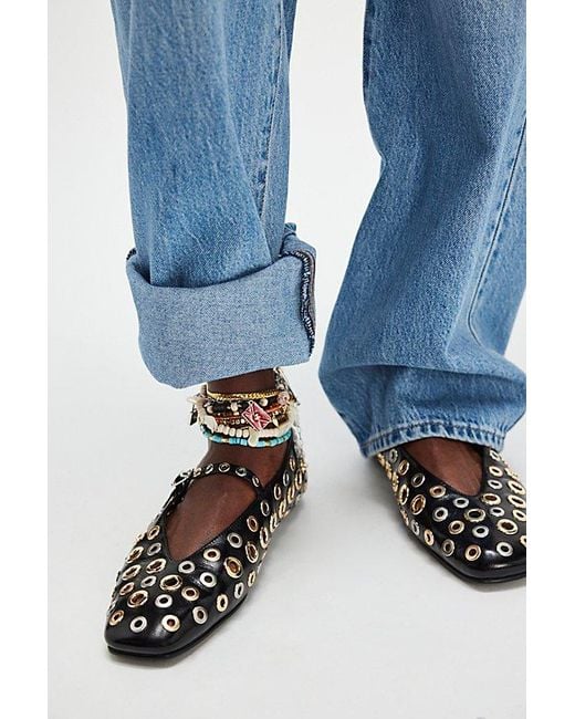 Jeffrey Campbell Blue Italian Summer Mary Janes