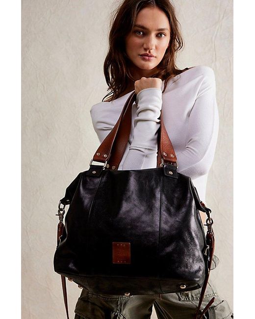 Free People Black We The Free Remade Emerson Satchel