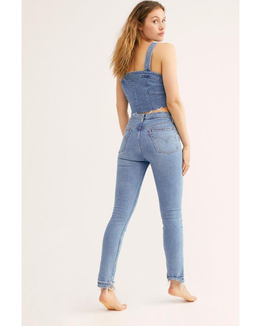 levi's 501 slim mom jeans
