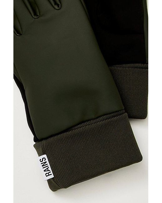 Rains Black Gloves