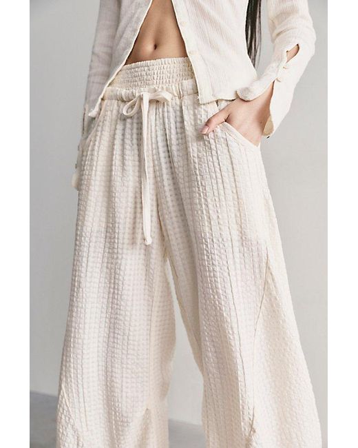 Free People Natural Riptide Pull-On Arc Pants