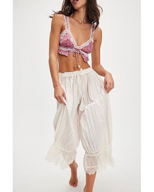 Free People Pink Wanderlust Longline Bralette