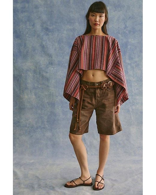 Free People Black Beach Break Poncho