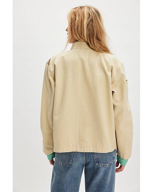 Free People Blue Top Down Jacket