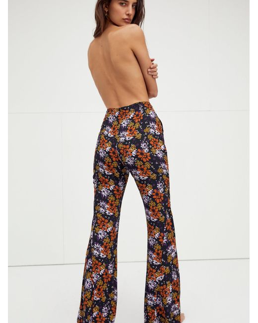 Free People Black Can't Take My Eyes Off Of You Flare Pants