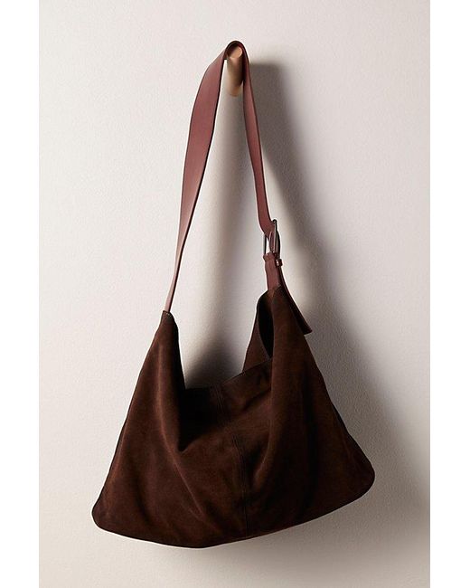 Free People Brown Shapeshifter Slouchy Bag