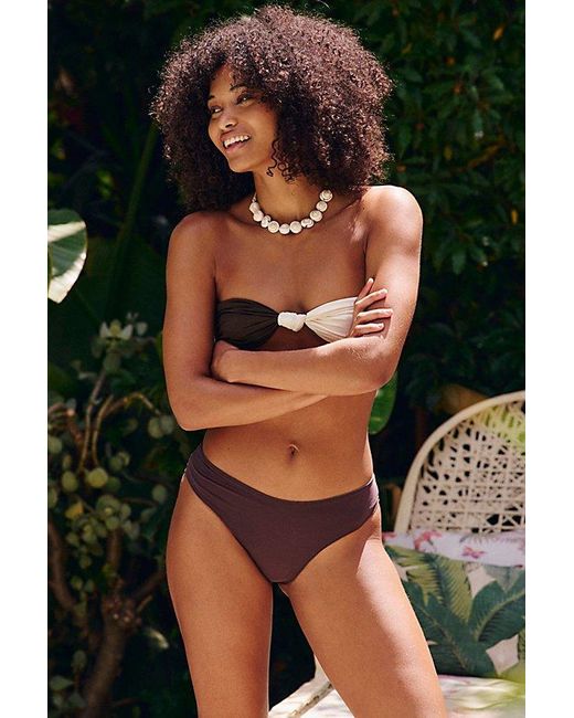 Stone Fox Black Signature Zola Solid Bikini Bottoms