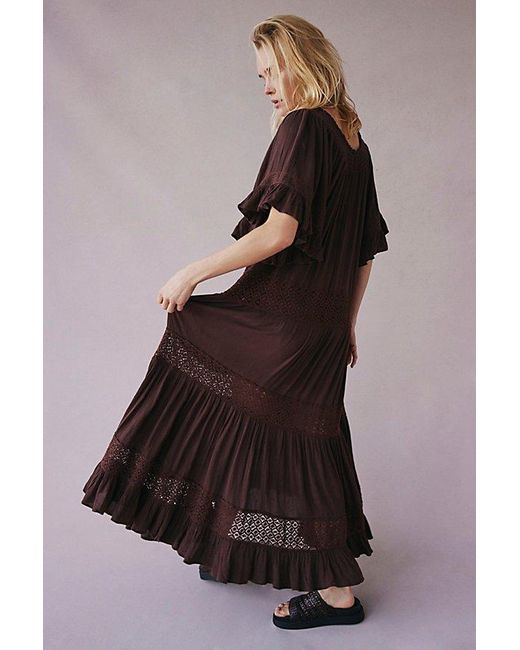 Free People Brown Dream On Maxi