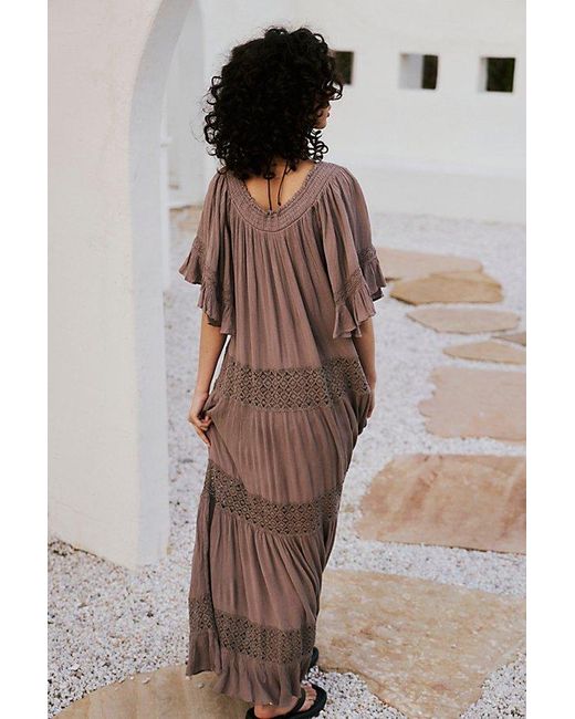 Free People Brown Dream On Maxi