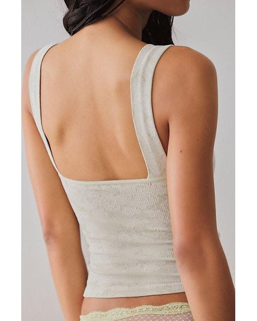 Intimately By Free People Multicolor Lace Up Tank Top By