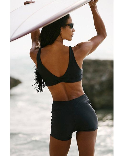 Strait The Label Black Roam Reversible Surf Top