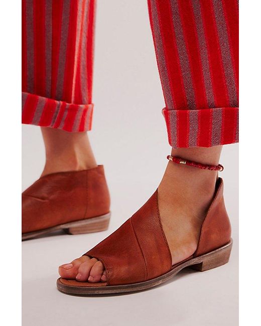 Free People Red Mont Blanc Sandals