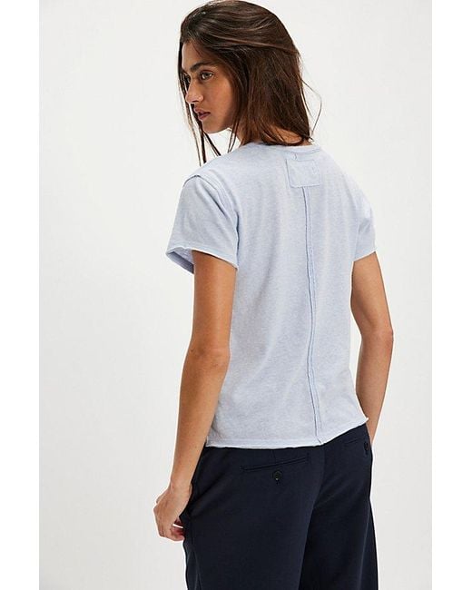 Free People White Nova Tee