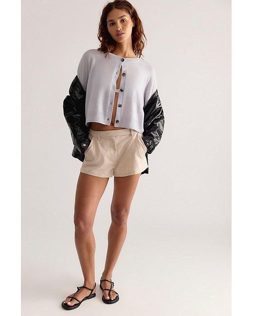Free People Gray Ottilie Cashmere Cardi