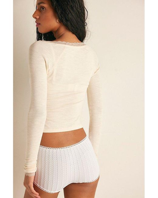 Intimately By Free People Natural A Little Bit Layering Top By