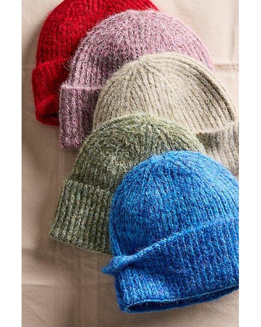 Free People Blue Frostline Beanie