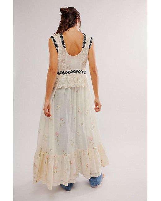 Free People Multicolor Stay A Little Longer Maxi Top