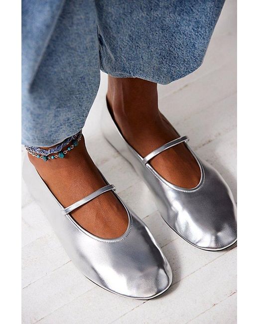 Jeffrey Campbell Moira Mary Jane Flats in Blue Lyst UK