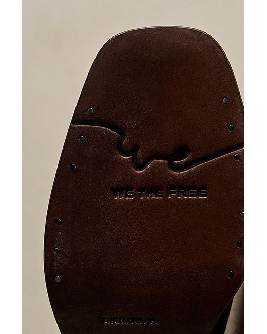 Free People Black We The Free Denver Double Buckle Boots