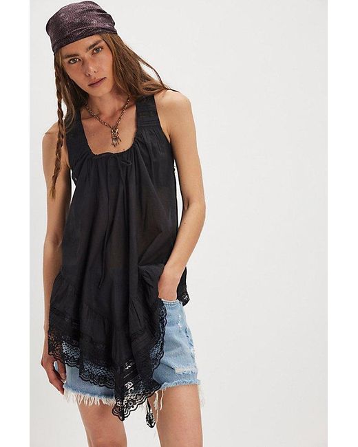 Free People Black Coretta Tunic