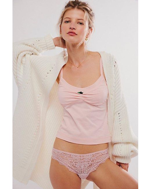 Intimately By Free People Pink Wear It Out Tank Top