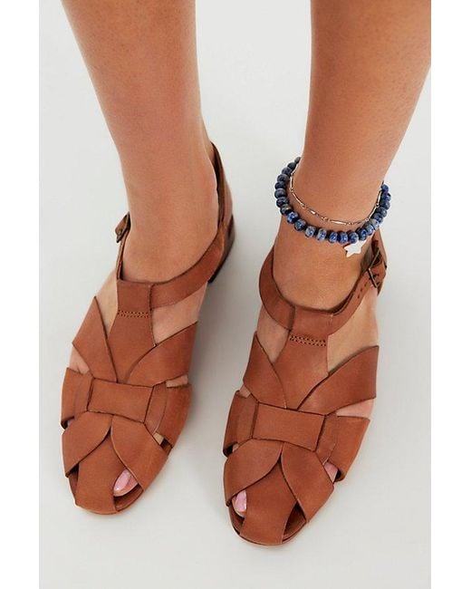 Jeffrey Campbell Blue Conrad Fisherman Flats By