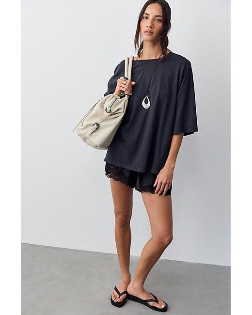 Free People Blue We The Free Perfect Oversized Tee