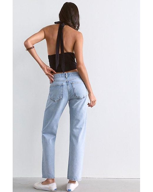 Agolde Blue Stovepipe Jeans