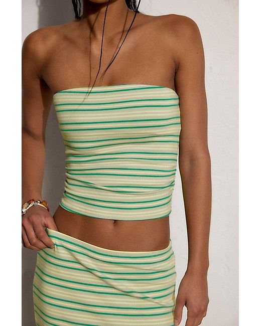free-est Green Good Feels Stripe Tube Set