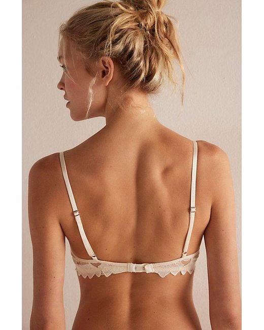 Intimately By Free People Natural Show Me Plunge Underwire Bra By