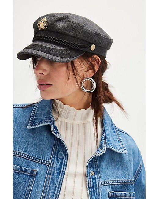 Free People Black Prep Wool Cadet